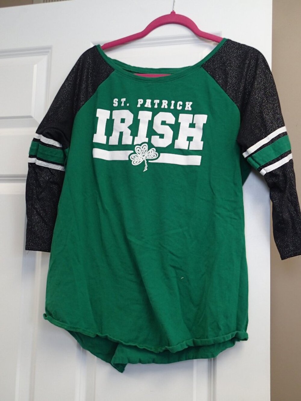 Juniors Size XL St Patrick Irish Womens Shirt